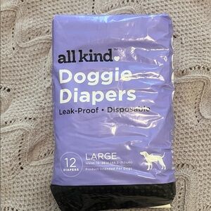 Doggie Diapers - Purple and Black